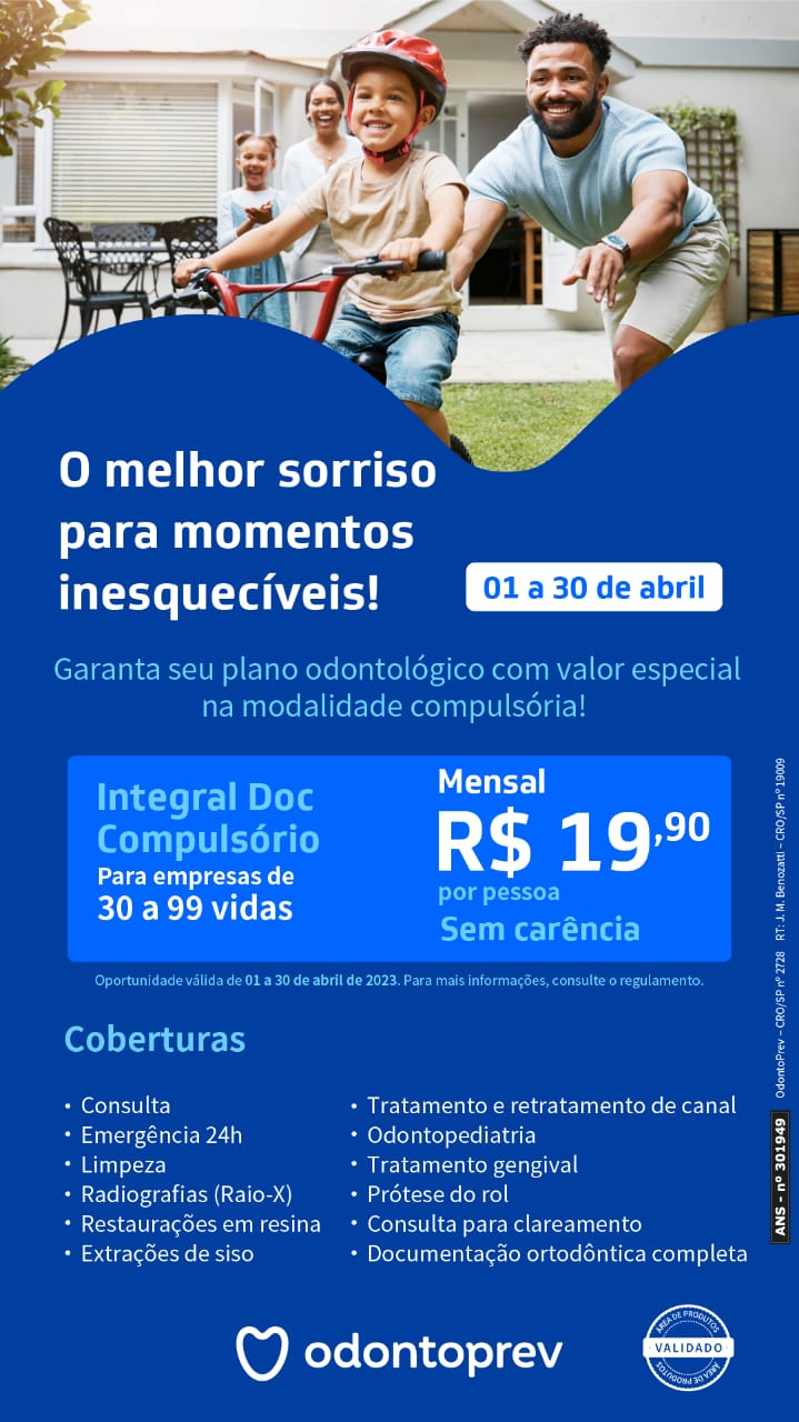 OdontoPrev PME Integral DOC Compulsório – 30 a 99 vidas